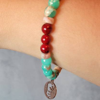 AMELIA BRACELET MOON & SUN GEMSTONE BRACELET