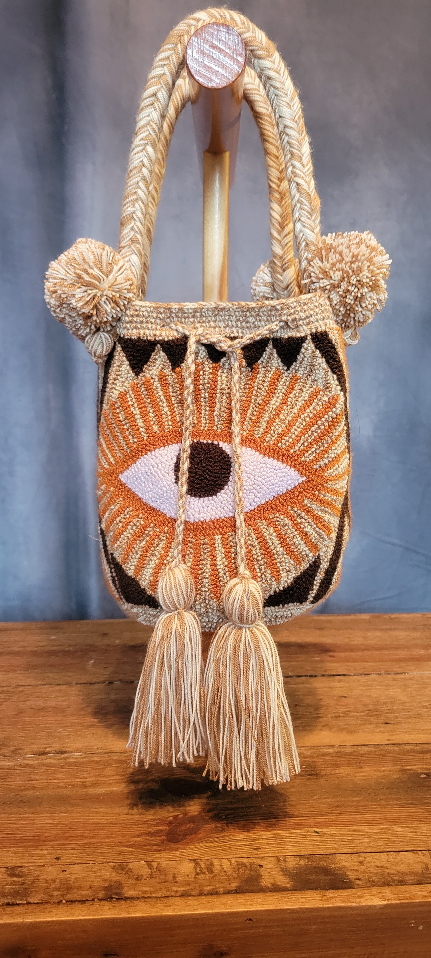 MAYA BAG, MOCHILA WAYUU, BOHEMIAN BAG, INDIGENOUS BAG