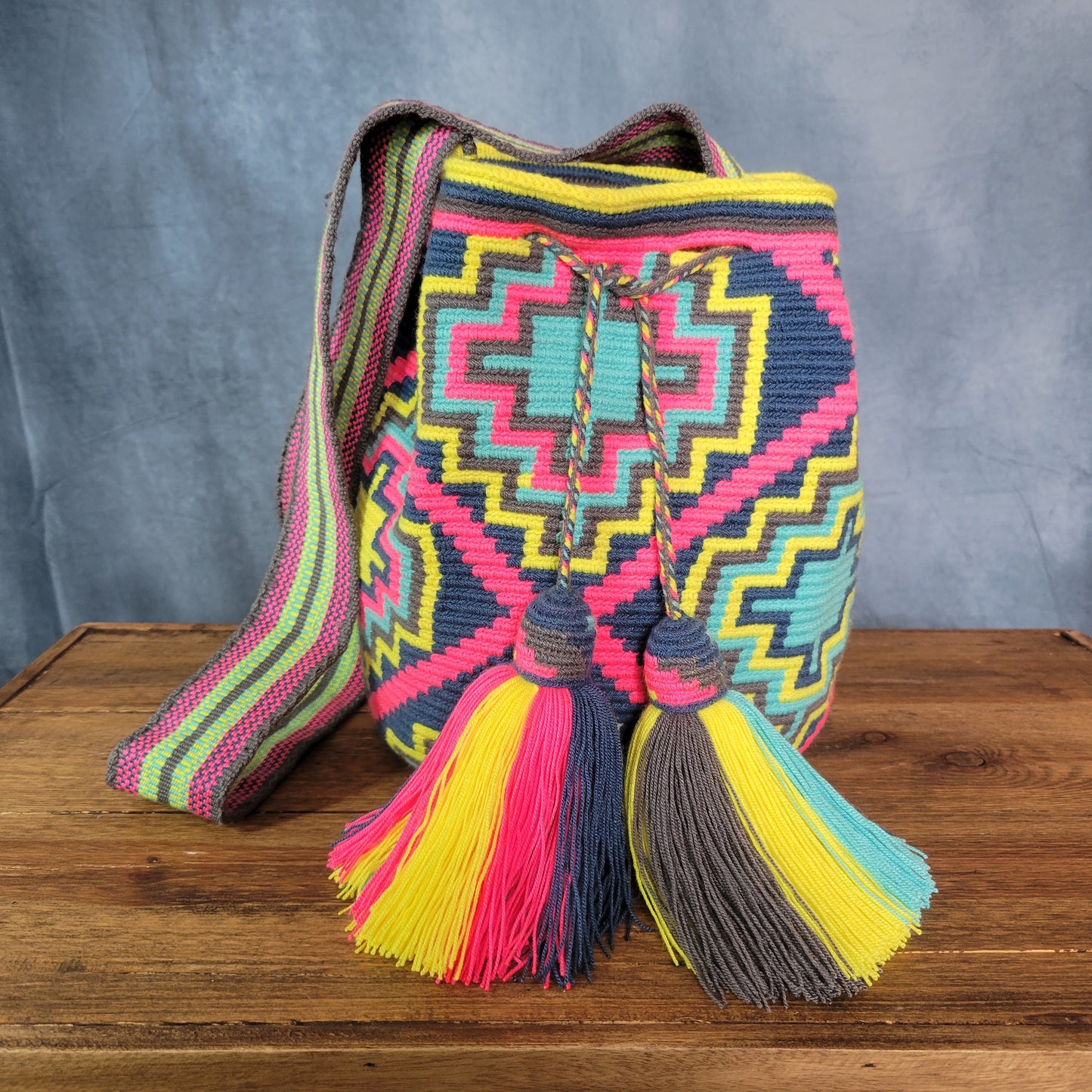 ALONDRA WAYUU BAG, Wayuu bags, Mochila wayuu, Crochet bag, Handmade bag, wayuu crossbody bag, hippie style, ethnic bag, Colombia bags