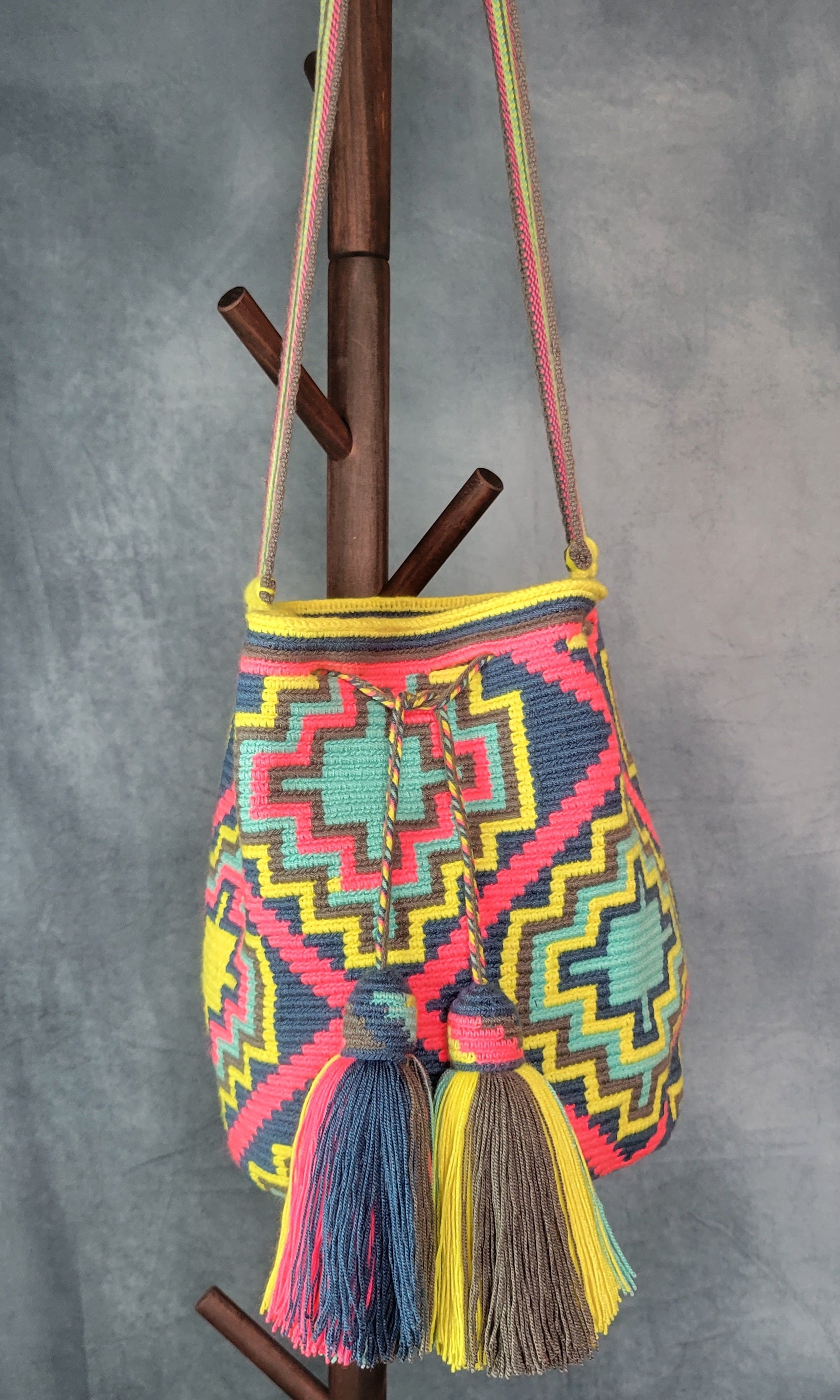 ALONDRA WAYUU BAG Wayuu bags Mochila wayuu Crochet bag Handmade ba Indie Souls