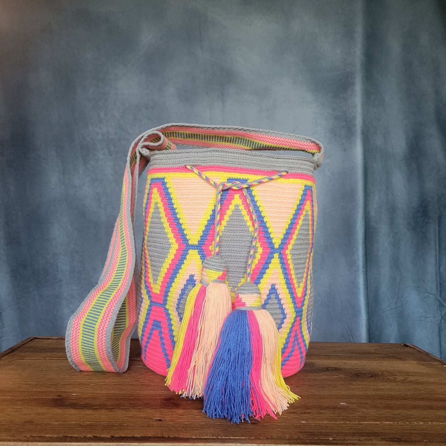 LILIANA WAYUU BAG, Wayuu bags, Mochila wayuu, Crochet bag, Handmade bag, wayuu crossbody bag, hippie style, ethnic bag, Colombia bags