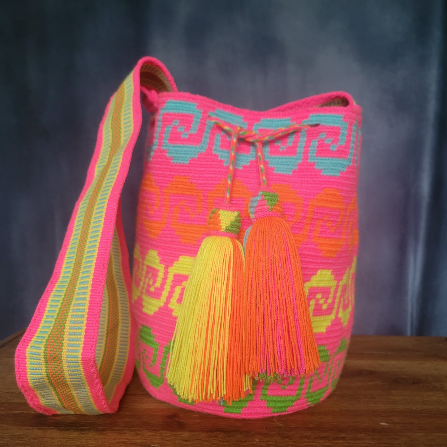 ALICIA WAYUU BAG, Wayuu bags, Mochila wayuu, Crochet bag, Handmade bag, wayuu crossbody bag, hippie style, ethnic bag, Colombia bags