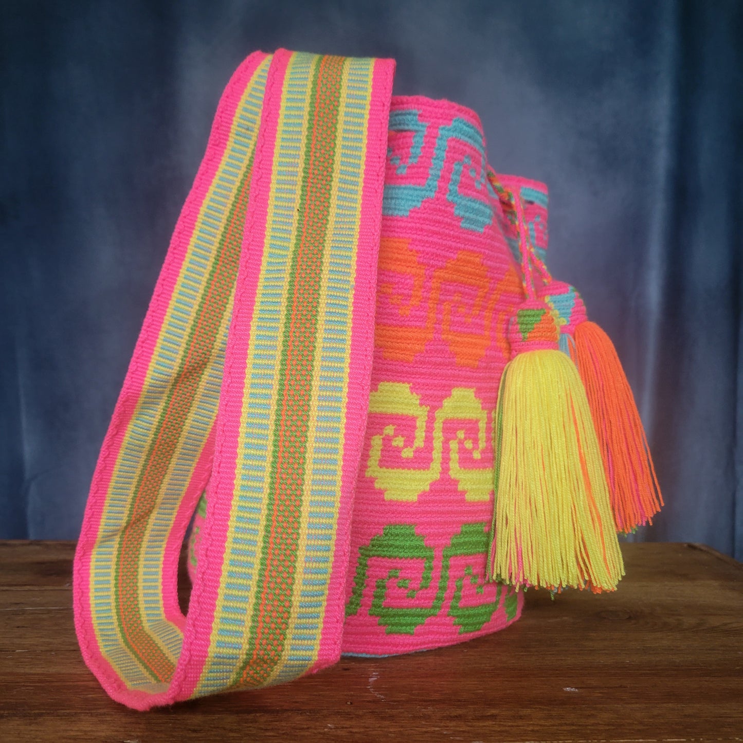 ALICIA WAYUU BAG, Wayuu bags, Mochila wayuu, Crochet bag, Handmade bag, wayuu crossbody bag, hippie style, ethnic bag, Colombia bags