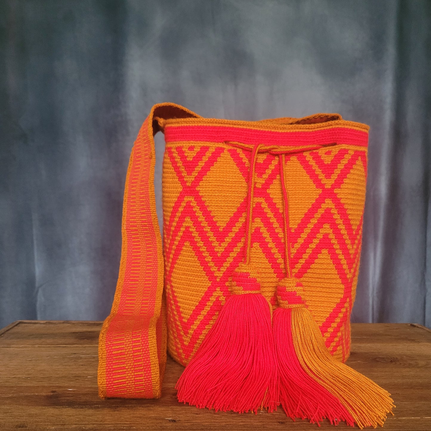 MARISOL WAYUU BAG, Wayuu bags, Mochila wayuu, Crochet bag, Handmade bag, wayuu crossbody bag, hippie style, ethnic bag, Colombia bags