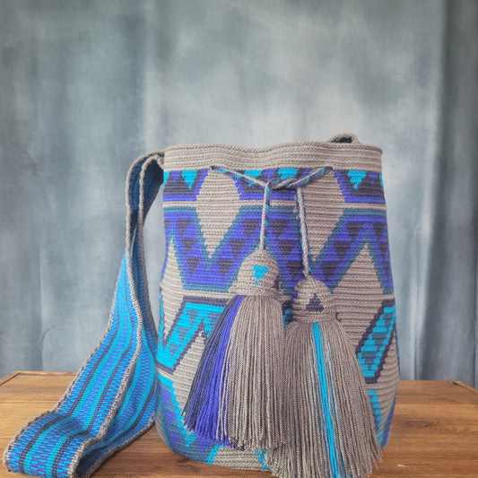 KIMBERLY WAYUU BAG, Wayuu bags, Mochila wayuu, Crochet bag, Handmade bag, wayuu crossbody bag, hippie style, ethnic bag, Colombia bags