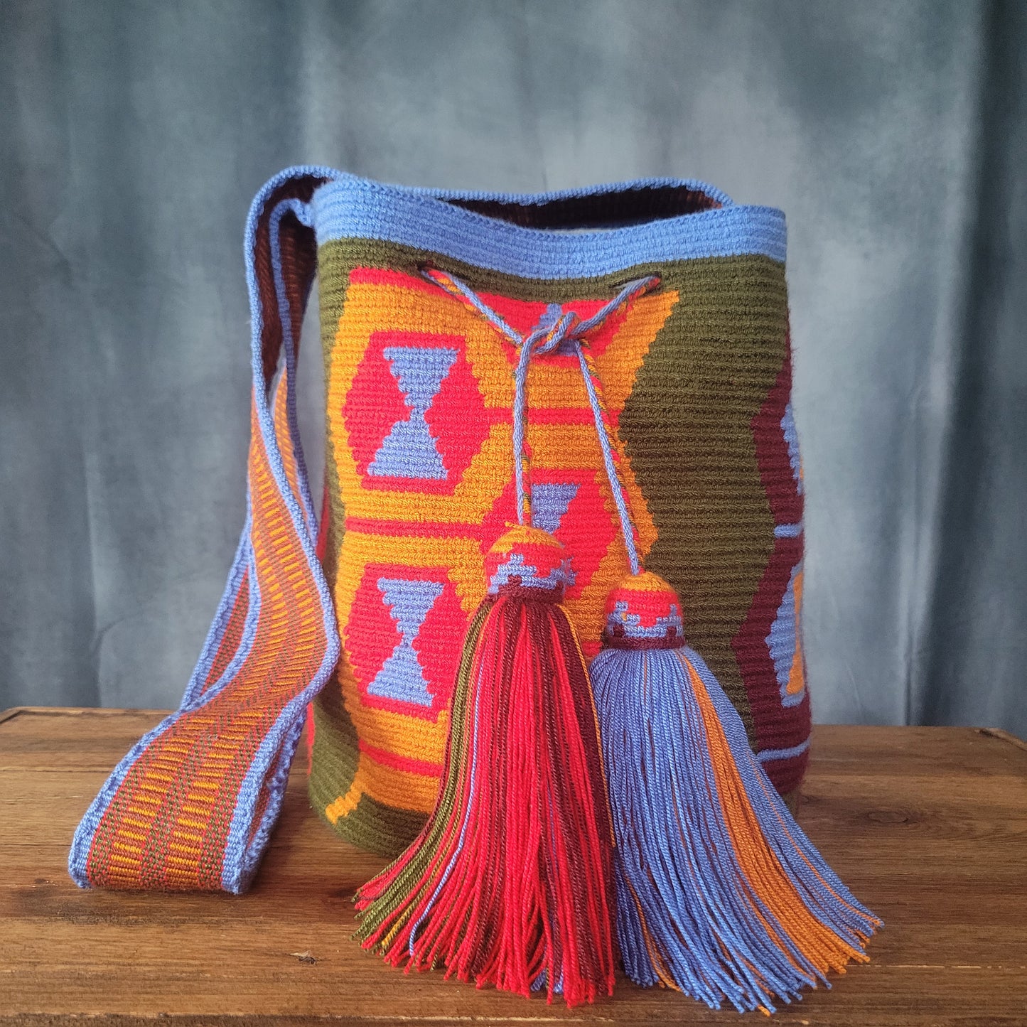 YADIRA WAYUU BAG, Wayuu bags, Mochila wayuu, Crochet bag, Handmade bag, wayuu crossbody bag, hippie style, ethnic bag, Colombia bags