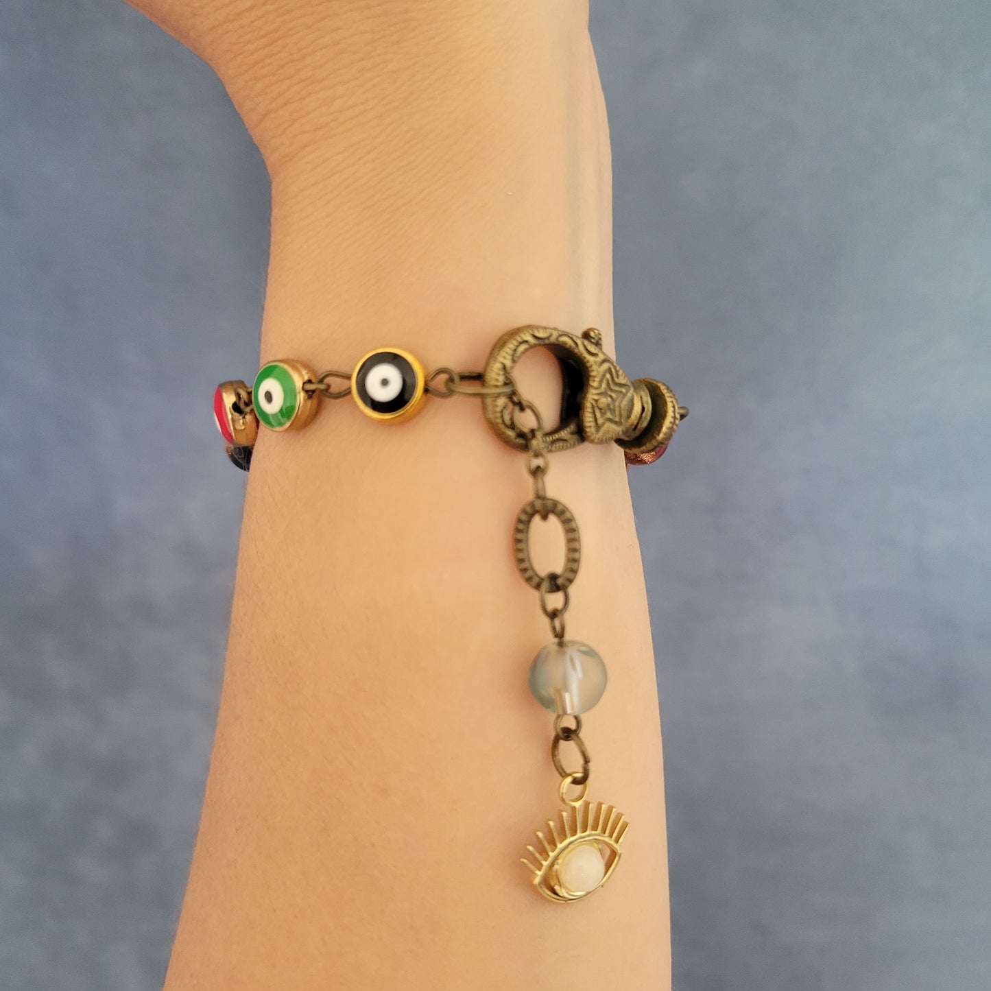 IRIS BRACELET, protection bracelet, energy bracelet, turkish eye bracelet, Evil eye bracelet, gemstone bracelet