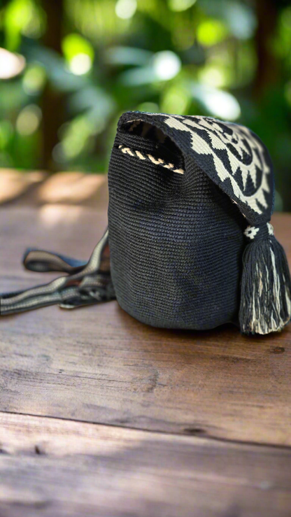 GRETCHEN WAYUU BACKPACK, Traditional Best-Selling WAYUU Bag, boho, Hippie, Aesthetic Backpack, blackLuxury Hand Woven school bag Crochet Laptop women's backpack bohemian backpack boho backpack stylish backpack
