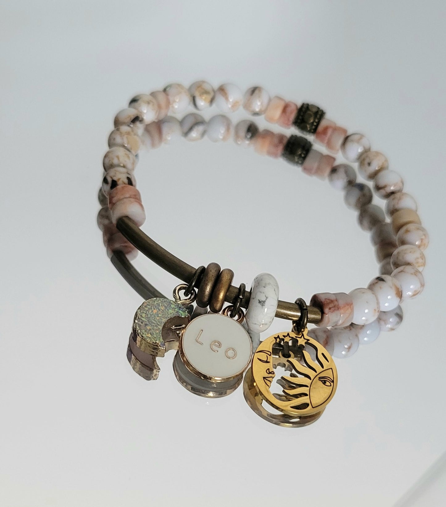 TANIA BRACELET, MOON & SUN BRACELET, LEO BRACELET