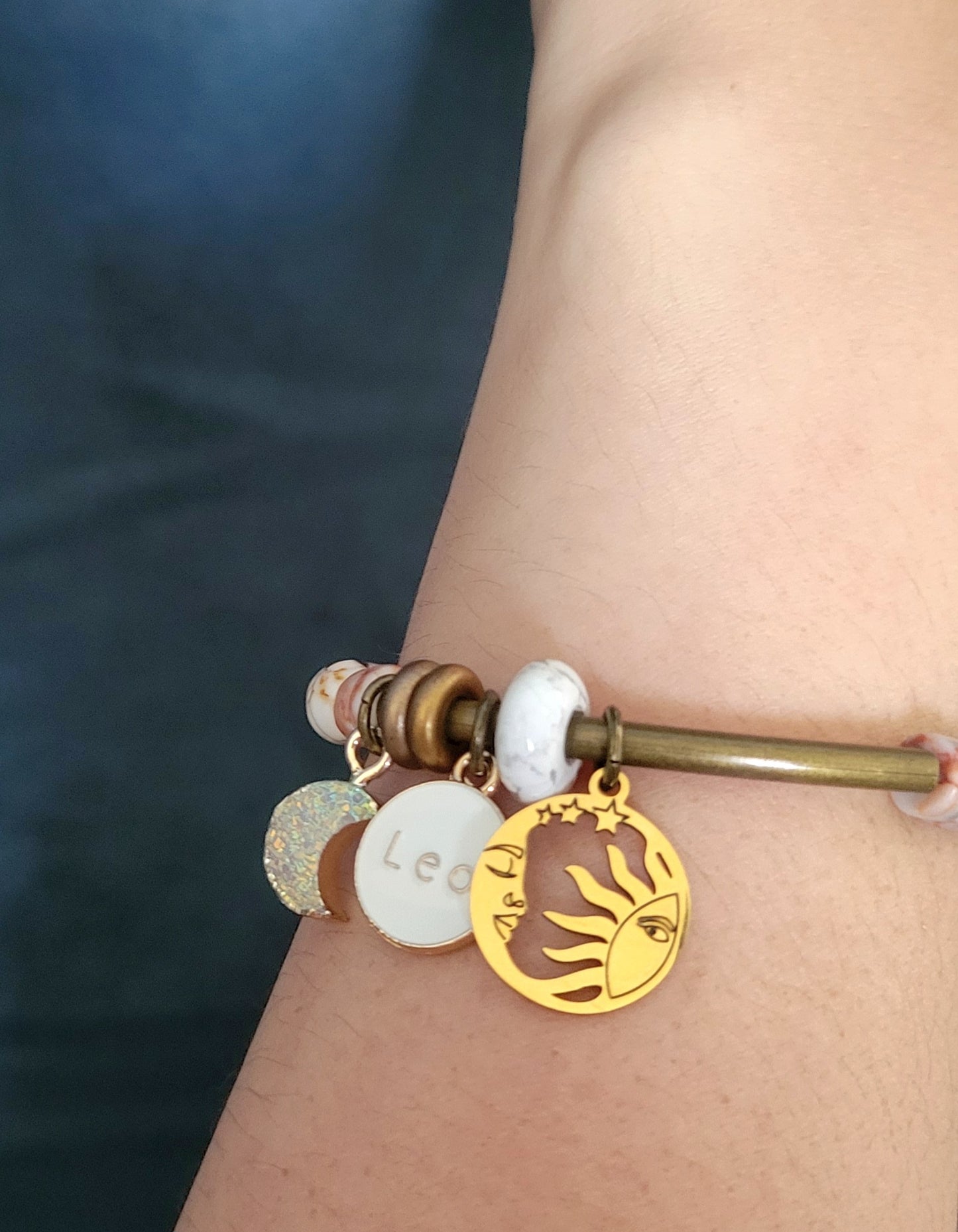 TANIA BRACELET, MOON & SUN BRACELET, LEO BRACELET