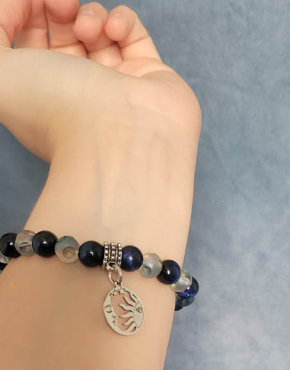 LUCY BRACELET, MOON & SUN BRACELET