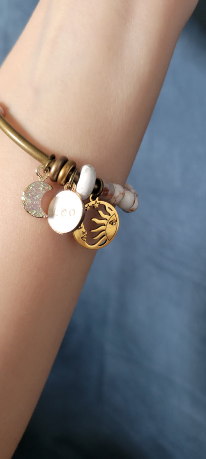 TANIA BRACELET, MOON & SUN BRACELET, LEO BRACELET