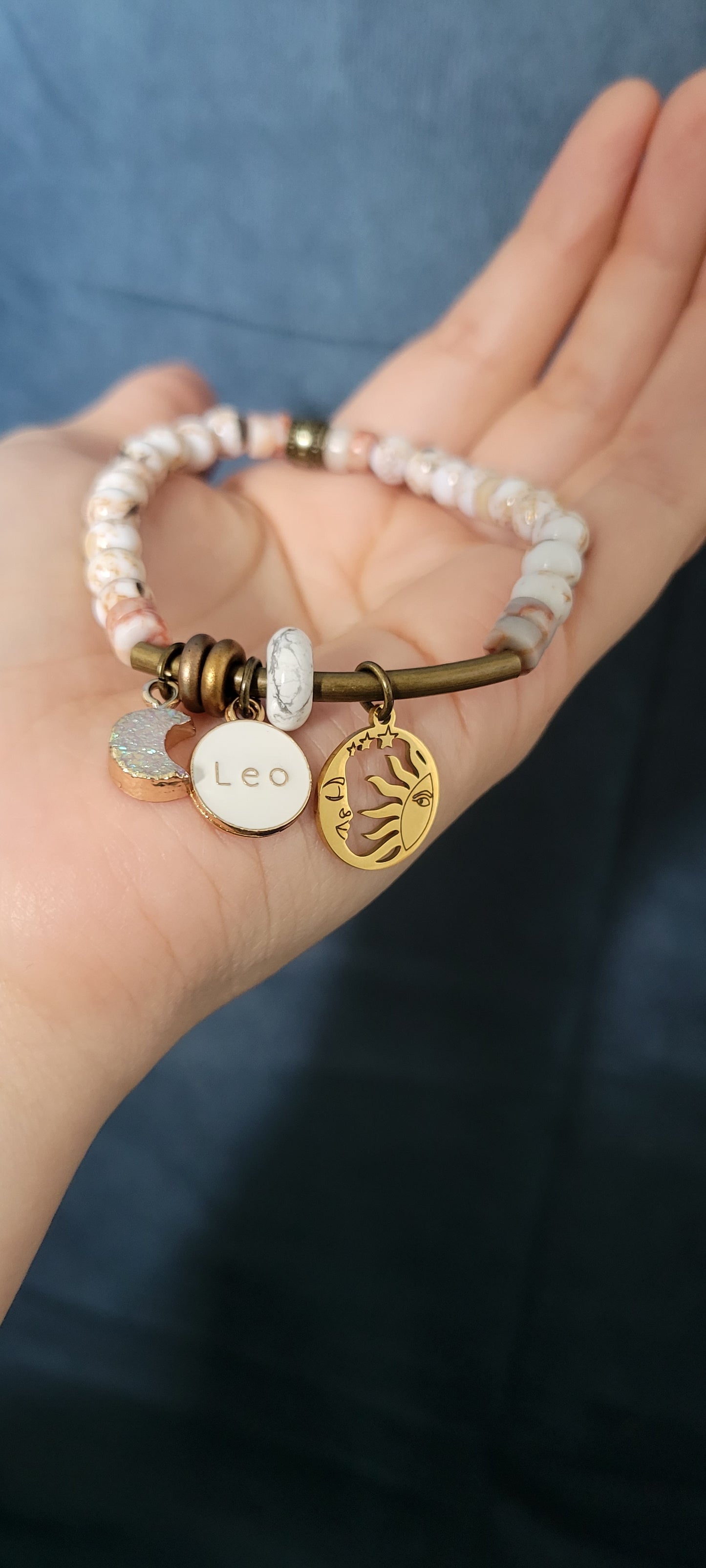 TANIA BRACELET, MOON & SUN BRACELET, LEO BRACELET